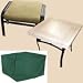 Bosmere C621 Ottoman Cover & End Table Cover 26-Inch Square x 12-Inch High