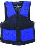 KENT DELUXE DUAL SIZE FISHING VESTColor: Blue/Black / Size: S/M / Chest: 32-40'