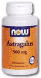 Astragalus 500mg 100ct NOW Foods
