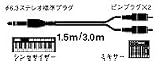 audio-technica MusicalSeries (ステレオ標準×1-ピン×2)3.0m ATL4A46/3.0