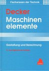Produkt-Bild: Maschinenelemente. Gestaltung und Berechnung