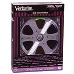 VERBATIM DVD+R MEDIA 8X 4.7GB 25-PK MOVIE REEL DISC DIGITALMOVIE (Retail)