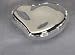 FREE FORM HEART JEWELRY BOX, SILVER PLATED.