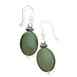 925 Silver & Green Jasper Earrings