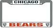 Chicago Bears Chrome License Plate Frame