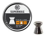 RWS Supermag .177 Cal, 9.3 Grains, Wadcutter, 500/Tin