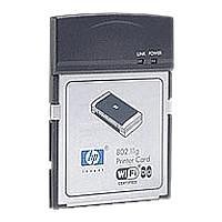 HP 802.11g Printer Card - Print server - CompactFlash - 802.11b, 802.11g