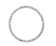 14k White Gold & Diamond Circle Pendant (2.00ctw)