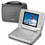 Qcutex 5.4" Portable DVD Player with Carry Case LMD-2548CX