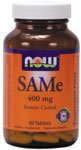 SAMe by NOW Foods - (400mg - 60 Vegetarian Tablets)