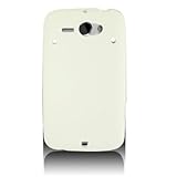 Silicone Skin WHITE Rubber Soft Cover Case Sleeve for HTC STATUS / CHACHA ( ....