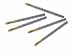 PREMIUM GOLD COBALT TWIST DRILL #50 PACKAGE OF 10 .0700"