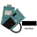 Adult D-Ring Single Tube MDF Latex Free Blood Pressure Cuff, NoirNoir - 1 Ea