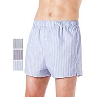 3 Pack Pure Cotton Assorted Boxers