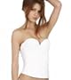 Felina Essentials Seamless Hidden Wire Bustier, 38B, White