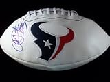 Signed Foster, Adrian (Houston Texans) White Panel Houston Texans Football