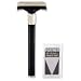 Feather Double-Edge Razor by Jatai comes with 2 Hi-Stainless Blades