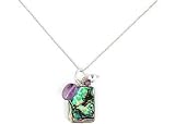 Search : Signature 18" Abalone Cluster STERING SILVER 18" Necklace