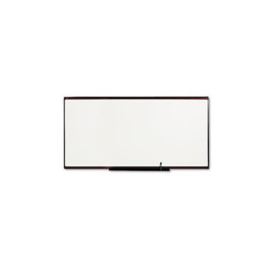 Quartet TE548M - Total Dry Erase Board, 96 x 48, White, Mahogany Frame