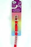 FOUR PAWS 5/16 JEWEL COLLAR RED 6 inch