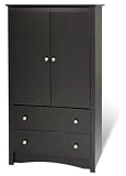 2 Door Armoire Cabinet - Bedroom Armoires
