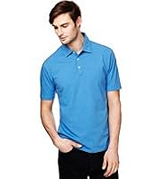 Marl Polo Shirt with Stay New™