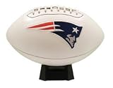 NEW ENGLAND PATRIOTS Embroidered Team Logo Full Size SIGNATURE SERIES FOOTBALL