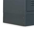 Storelogic 2HFP2 Locker End Base, D 18 In, H 6 In, Gray