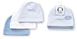 Gerber Textured Knit Cotton 3 Pack Caps Boys Size Newborn