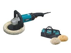 Makita 9227CX3 7-Inch Hook and Loop Electronic Polisher-Sander with Polishing Kit