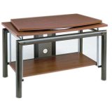 Planet 3 Cherry & Gunmetal Finish DLP/LCD TV Stand 55045