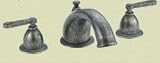Fusion Hardware Navajo Roman Tub Faucet in Brushed Nickel
