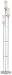 3-Lite Floor Lamp - Credence Collection Chrome Finish