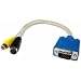 Cables Unlimited AUD-2350 VGA to S-Video or RCA Adapter
