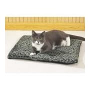 Slumber Pet Thermal Cat Mat (Grey w/Black Designs) 22" x 18 1/2"