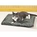 Pet Supplies : Slumber Pet Thermal Cat Mat (Grey w/Black Designs) 22" x 18 1/2"