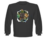 Ben 10 Shirts - Ben 10 with Alien Force in Circle 6.1 oz Ultra Cotton Youth Long-Sleeve Tee