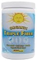 Organic Triple Fiber Powder 12oz (340g) by Renew Life - Flax Seed, Oat Bran, Acacia