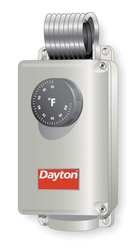 Dayton 1UHH1 Line Voltage Control, SPDT, Grey, Analog