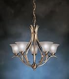 Kichler Dover Antique Brass Five-Light Chandelier