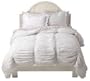 Simply Shabby Chic® Smocked Duvet Set - White (Queen)