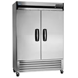 Nor-Lake NLR49-S Reach-In Refrigerator 2 Stainless Steel Doors 55-1/4 Wide  ....