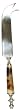 Decorative Cheese Knife With Dyed Bone Handles Set / 2