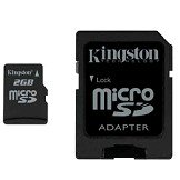 Kingston 2 GB microSD Flash Memory Card SDC/2GB