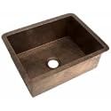 Belle Foret BF-C4BAR Self-Rimming Or Undermount Copper Kitchen/ Bar Sink
