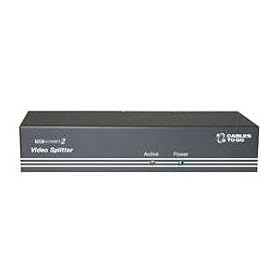 Cables To Go - 29552 - VGA Video Splitter Extender 8-Port by 