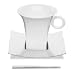 Tramontina 16079/000 Cappuccino Set 3 teilig 12 x 12 cm, 0,18 l Mokka