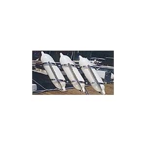 Taylor Made Products Stainless Steel Boat Fender Rack (7 to 9 Fenders, 3-Unit) by