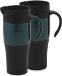 Farberware Set of 2 Travel Mugs In Blue