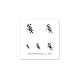 Chicago White Sox Official Logo Fingernail Tattoos